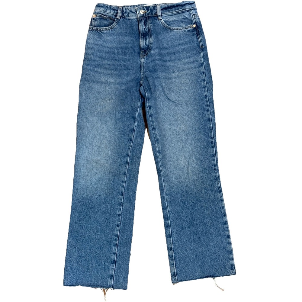 Zara High Rise Blue Jeans